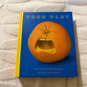 Food Play Book with Blue and Yellow Cover